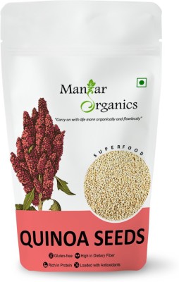 ManHar Organics Quinoa Seeds/ Kinwa Seeds | Gluten-free | High in Minerals/Fibre/Protein Quinoa Seeds(250 g)