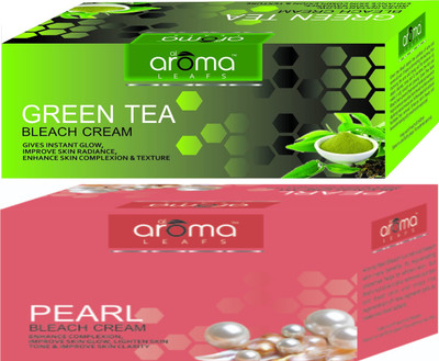 AlAroma Leafs GREEN TEA BLEACH CREAM WITH PEAR L BLEACH CREAM(2 Items in the set)