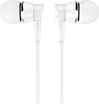 Jellico Wired Earphones with mic, Suitable for Android Smartphones Wired Headset(White, In the Ear)
