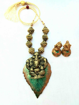 Devi creation Terracotta Multicolor Jewellery Set(Pack of 1)