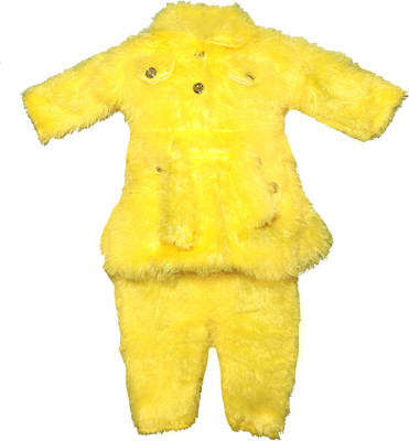 RG Collection Baby Girls Casual Sweater Sweatpant(Yellow)