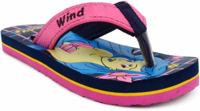 LION Daisy Girls Slip On Slipper Flip Flop(Pink , 3-4 Years)