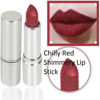 YAWI Shimmery Sparkly Magical Metallic Glitter Lipstick/Eye Shadow(Radish, 3.6 g)