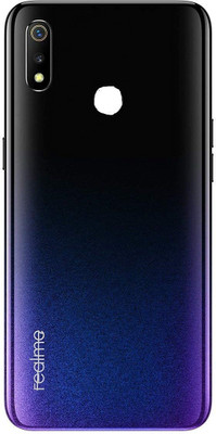 AceKing Realme 3 Back Panel(Blue)