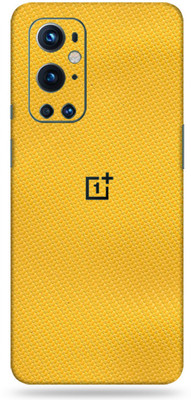 BugguSkin Oneplus 9 Pro 5G, oneplus 9pro 5g Mobile Skin(Ultra Super Yellow Carbon Fiber Skin With High Matte Finish.)
