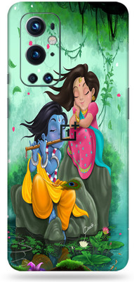 BugguSkin Oneplus 9 Pro 5G, oneplus 9pro 5g Mobile Skin(Ultra Super Radha Sang Kanha Skin With High Matte Finish.)