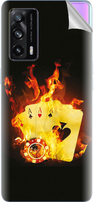 Snooky Realme X7 Pro Ultra Mobile Skin(Black)