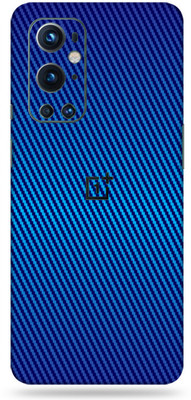 LAMHA OnePlus 9 Pro Mobile Skin(Ultra Super Blue Carbon Fiber With High Mattte Finish.)