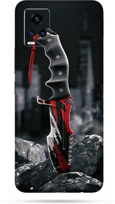 BugguSkin Vivo V20 Mobile Skin(Ultra Super Killer Knife Skin With High Matte Finish.)