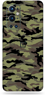 LAMHA OnePlus 9 Pro Mobile Skin(Ultra Super Camouflage Green Skin With High Mattte Finish.)