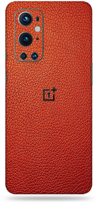 BugguSkin Oneplus 9 Pro 5G, oneplus 9pro 5g Mobile Skin(Ultra Super Red Leather Skin With High Matte Finish.)