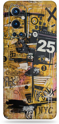 LAMHA OnePlus 9 Pro Mobile Skin(Ultra Super Multicolor Graffiti Skin With High Mattte Finish.)