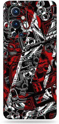 LAMHA OnePlus 9 Pro Mobile Skin(Ultra Super Color Arms Skin With High Mattte Finish.)
