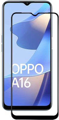 VAlight Edge To Edge Tempered Glass for OPPO A16, OPPO A16k(Pack of 1)
