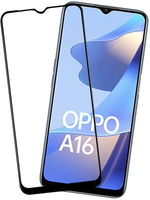 VAlight Edge To Edge Tempered Glass for OPPO A16, OPPO A16k(Pack of 1)
