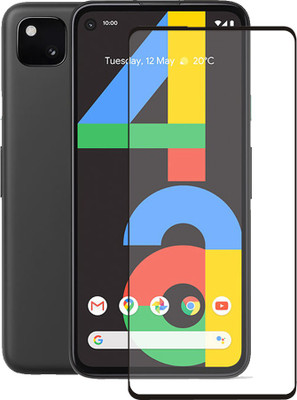 lazzymoby Edge To Edge Tempered Glass for Google Pixel 4a(Pack of 1)