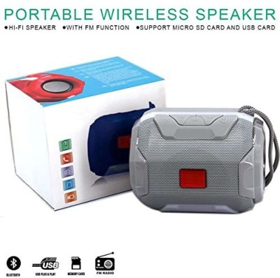 Wifton Mini Karaoke Speaker Speakers with Colorful led lights-SpK-292 5 W Bluetooth Speaker(Classic Grey, Stereo Channel)