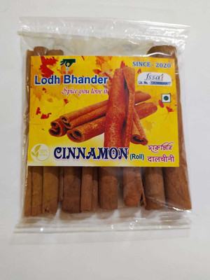 lodh bhander cinnamon whole sticks premium Roll Dalchini natural A1 quality pure fresh sabut Daruchini(100 g)