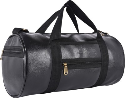 Pramadda Pure Luxury Vegan Leather Smart Duffle Small Travel Sports Gym Football Shoes Kit Workout Bags(Kit Bag)