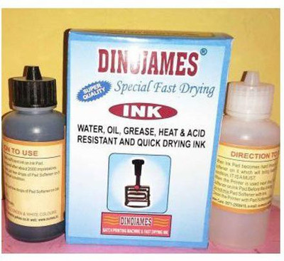 dinojames Fast Drying Ink & Softner 100ml Stamp Pad Ink(100 ml)