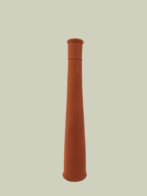 RKD Enterprises Brown Terracotta Chillum for Smoking Pack of 1 Brown Terracotta Surahi(0.2 L)