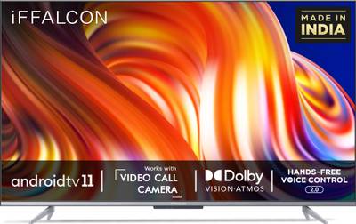 iFFALCON K72 108 cm (43 inch) Ultra HD (4K) LED Smart Android TV with Hands Free Voice Control and Works with Video Call Camera  (43K72)