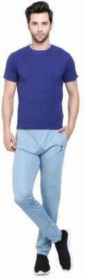 HT Solid Men Light Blue Track Pants