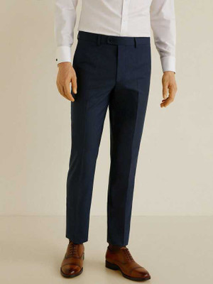 RASK Regular Fit Men Blue Trousers
