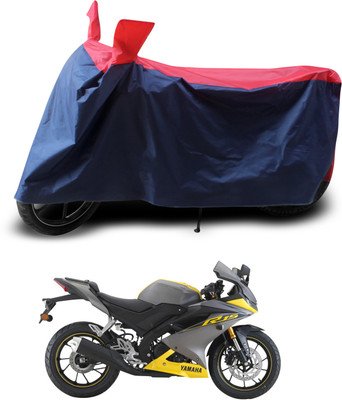PAGORA Two Wheeler Cover for Yamaha(YZF R15 V3.0, Red, Blue)