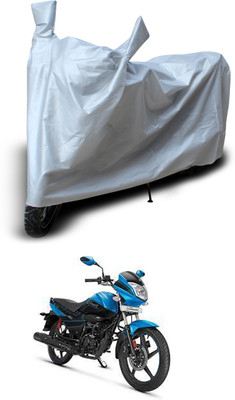 PAGORA Two Wheeler Cover for Hero(MotoCorp Splendor iSmart, Silver)