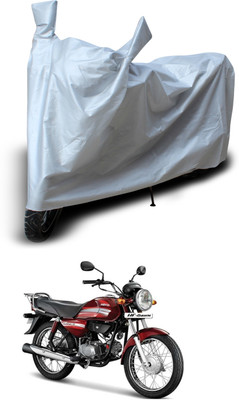 PAGORA Two Wheeler Cover for Hero(HF Dawn, Silver)
