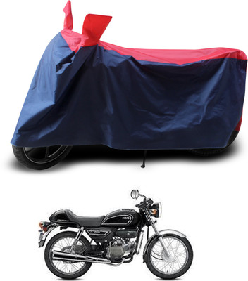 PAGORA Two Wheeler Cover for Hero(Splendor Pro, Red, Black)