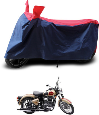 PAGORA Two Wheeler Cover for Royal Enfield(Bullet 500, Red, Black)