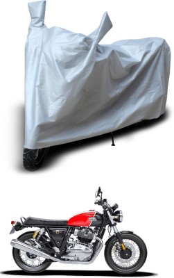 PAGORA Waterproof Two Wheeler Cover for Royal Enfield(Interceptor 650, Silver)