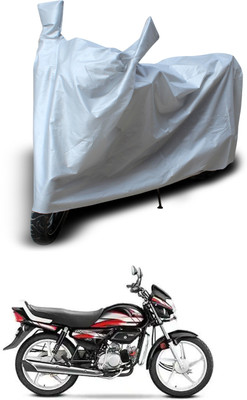 GOSHIV-car and bike accessories Two Wheeler Cover for Hero(MotoCorp Pleasure Plus, Silver)