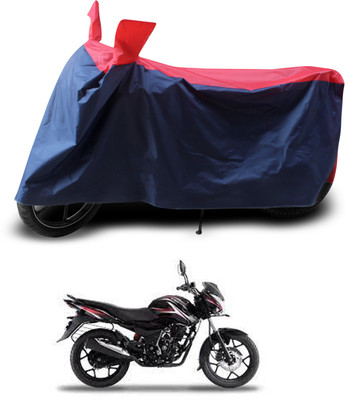PAGORA Two Wheeler Cover for Bajaj(Discover 150 s, Red, Black)