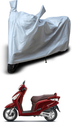 GOSHIV-car and bike accessories Two Wheeler Cover for Honda(Aviator, Silver)