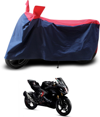 PAGORA Two Wheeler Cover for TVS(Apache RR 310, Red, Blue)