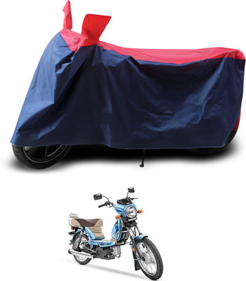 PAGORA Two Wheeler Cover for TVS(XL 100, Red, Black)