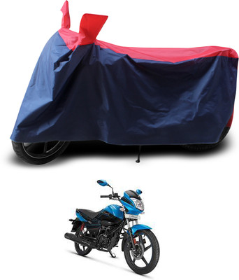 PAGORA Two Wheeler Cover for Hero(MotoCorp Splendor iSmart, Red, Black)