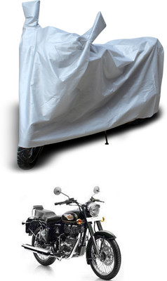 PAGORA Waterproof Two Wheeler Cover for Royal Enfield(Electra, Silver)
