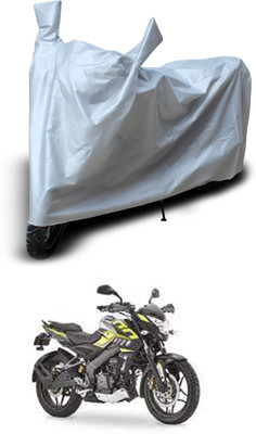 PAGORA Two Wheeler Cover for Bajaj(Pulsar 200 NS DTS-i, Silver)
