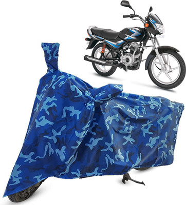st enterprises Two Wheeler Cover for Bajaj(CT100, Blue)