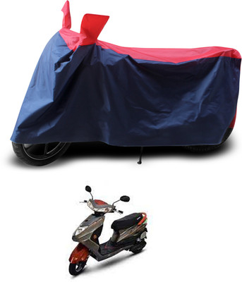 PAGORA Two Wheeler Cover for Okinawa(Ridge Plus, Red, Black)