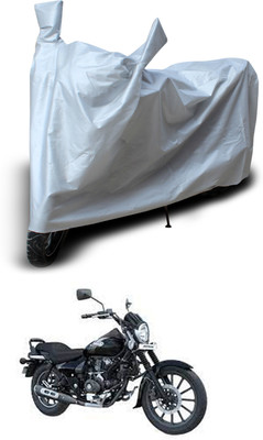 PAGORA Two Wheeler Cover for Bajaj(Avenger 180 Street, Silver)
