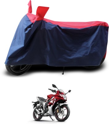 PAGORA Two Wheeler Cover for Suzuki(Gixxer SF, Red, Black)