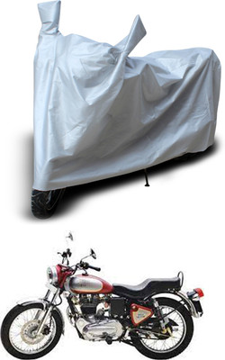 PAGORA Two Wheeler Cover for Royal Enfield(Electra 5S, Silver)