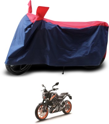 PAGORA Two Wheeler Cover for KTM(Duke 200, Red, Black)