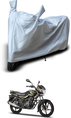 PAGORA Two Wheeler Cover for Bajaj(Discover 100 DTS-i, Silver)