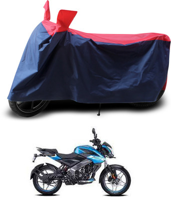 PAGORA Two Wheeler Cover for Bajaj(Pulsar NS 200, Red, Black)